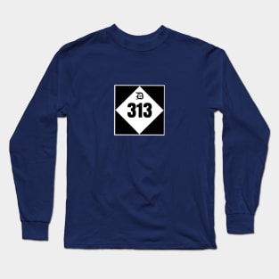 DETROIT-The”D” 313 Long Sleeve T-Shirt